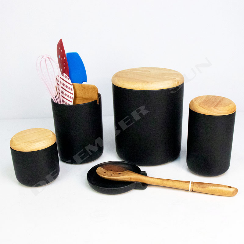 BLACK CERAMIC Cover Kitchen Parts